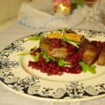 Duck breast with lingonberry sauce - a culinary masterpiece