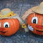 DIY pumpkin crafts for kindergarten and school